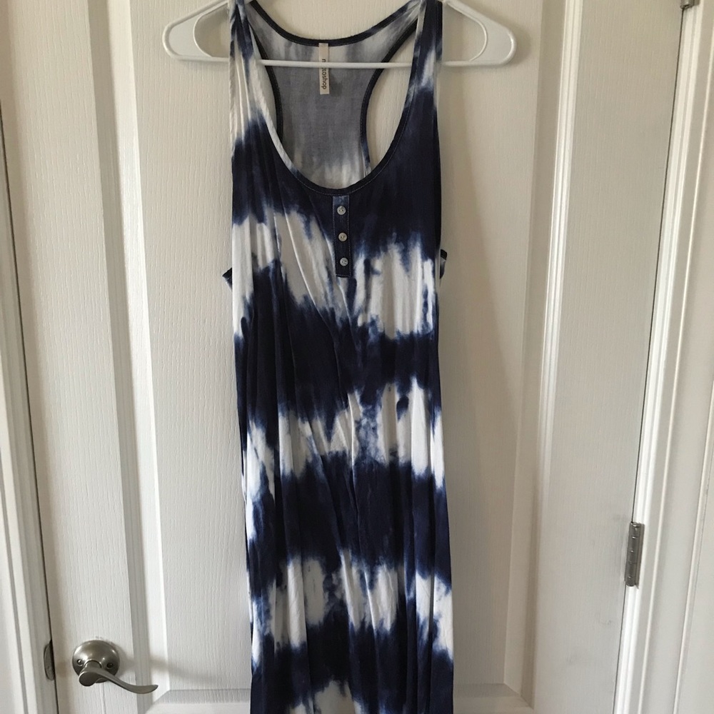 Long tie dye dress